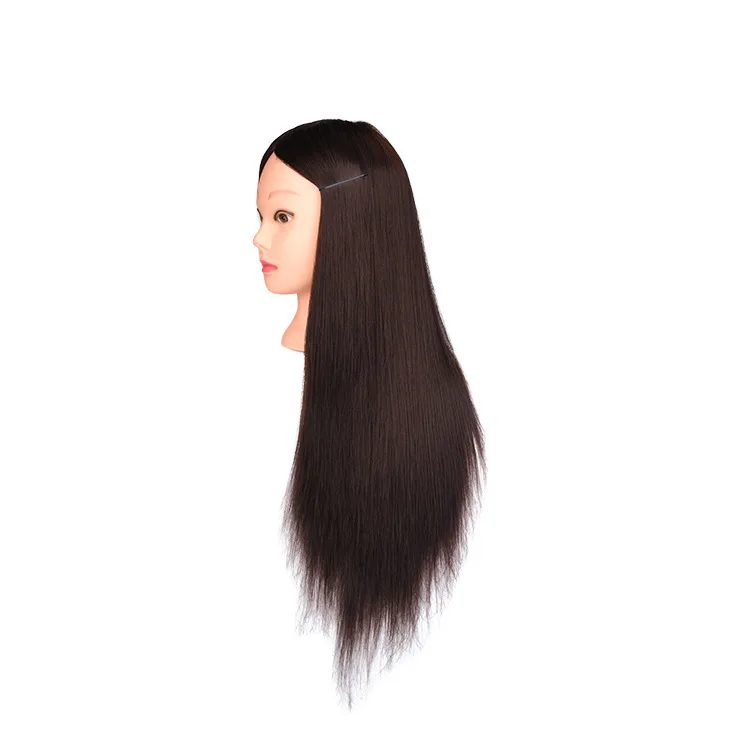 New Training head mannequin head head model dummy head practice hair cutting and coiled hair all real hair 80% doll exquisite