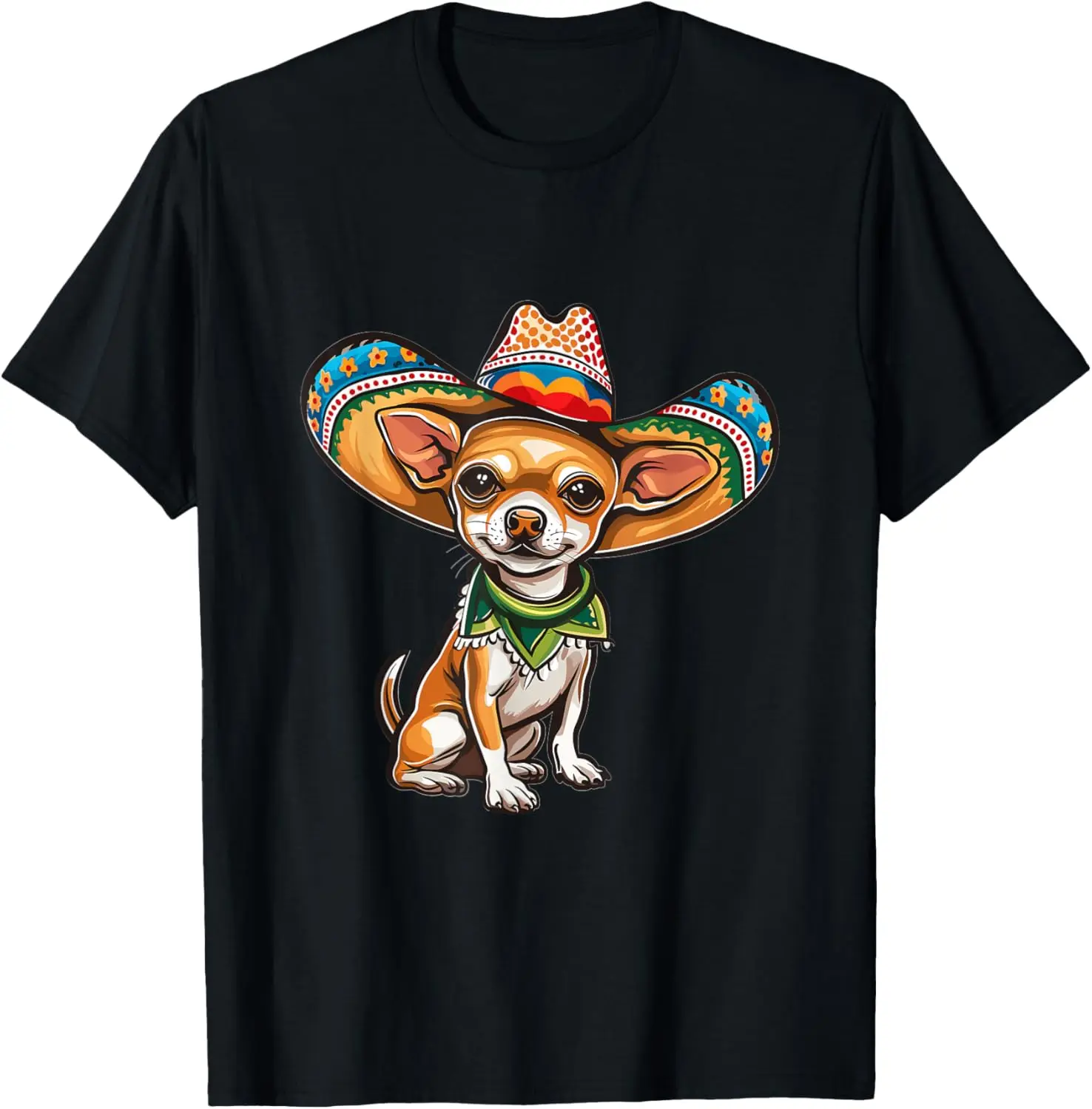 

Забавная футболка с рисунком Cinco de Mayo Chihuahua