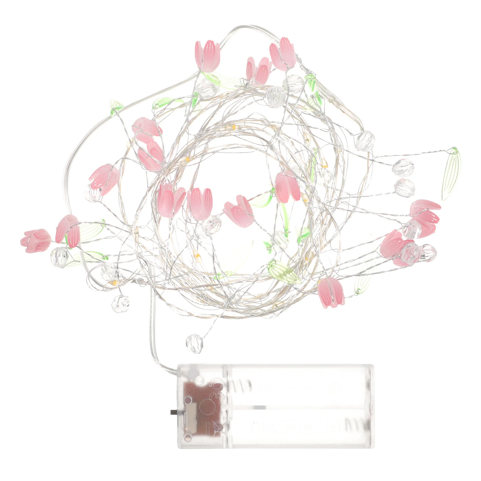 توليب سلسلة ضوء ديكور الأسلاك النحاسية أضواء الجنية للحزب داخلي في الهواء الطلق مهرجان الزفاف الديكور الجوف التدريجي المعادن