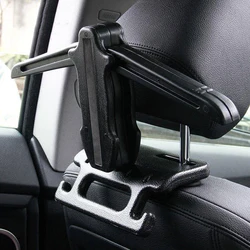 Multifunctional Car Coat Hangers Portable Soft Holder Headrest Clothes Hanger Seat Back Stand Travel Vehicle