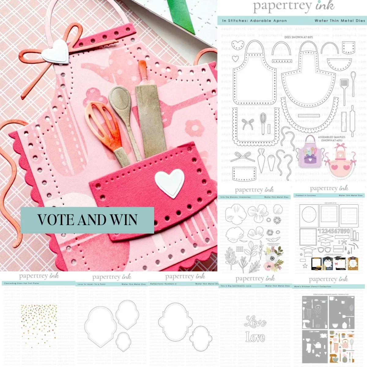 

Mom's Kitchen Flowers Metal Cutting Dies Hot Foil Layering Stencils for Scrapbook DIY Photo Album Decorative Embossing Supplies