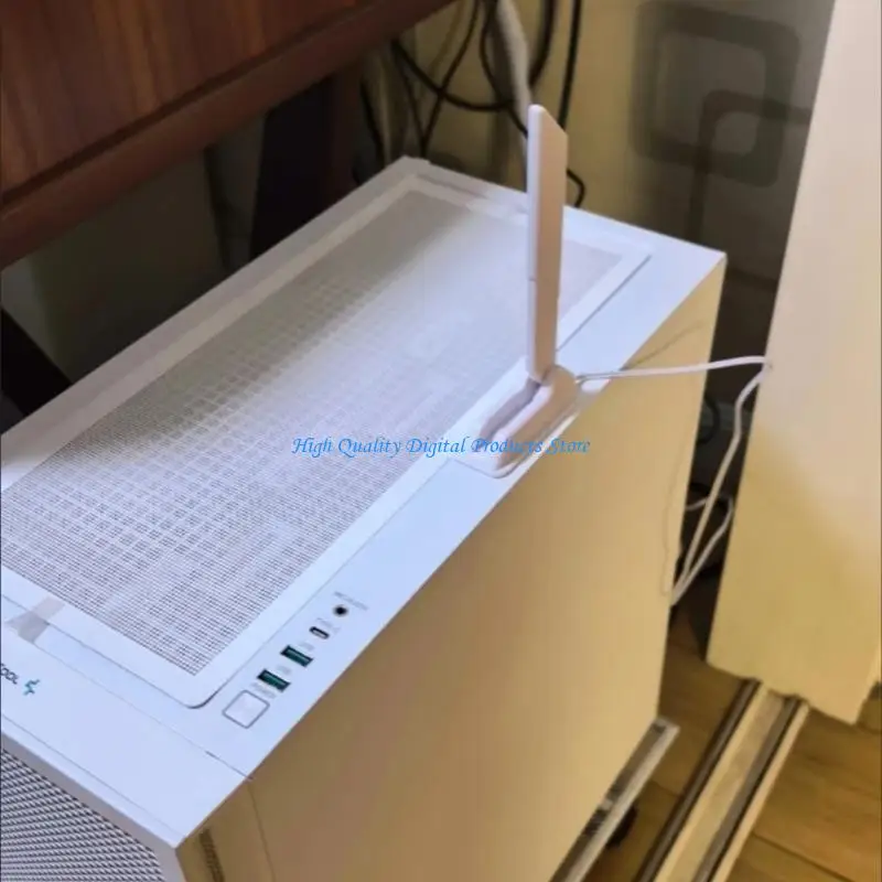 U2JE 2.4G 6G WiFi6E Antennas Base 12dB Foldable Blade Antennas for Better Reception and Networking Stability