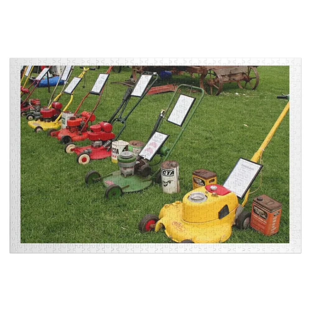 

Vintage lawn mowers, Australia Jigsaw Puzzle Photo Personalized Gifts Toys For Children Personalized Baby Object Puzzle