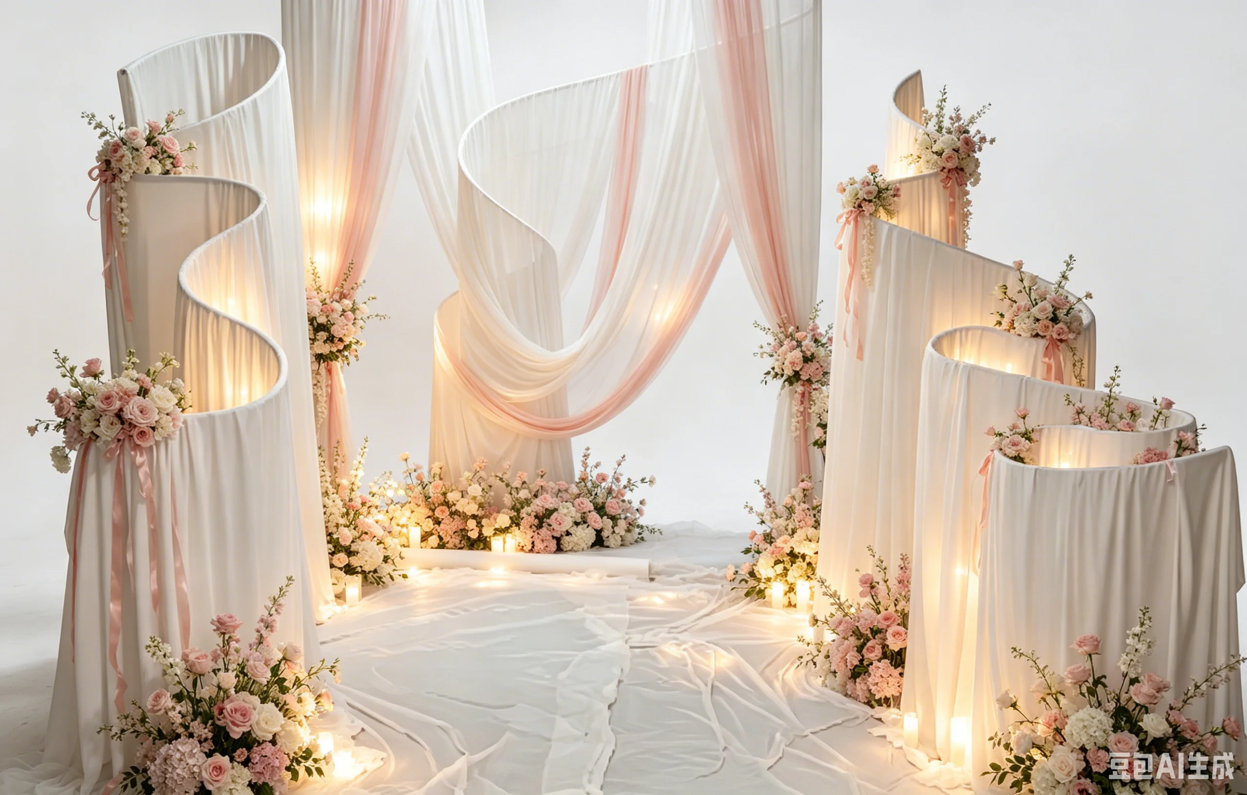 

Instagram Hottest Wedding Party Supply Store Store Party Event Outdoor Photo Curtain Garden Decoration Arch