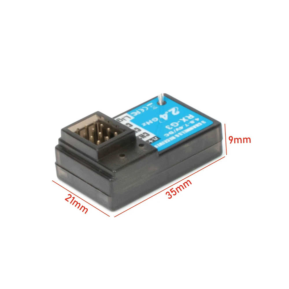 Émetteur et récepteur de télécommande radio RC, 2.4G, 3CH, 1/10 Inoler, camion, voiture, bumoustique, bateau précieux, SCX10, D90, WPL, D12, C24, MST