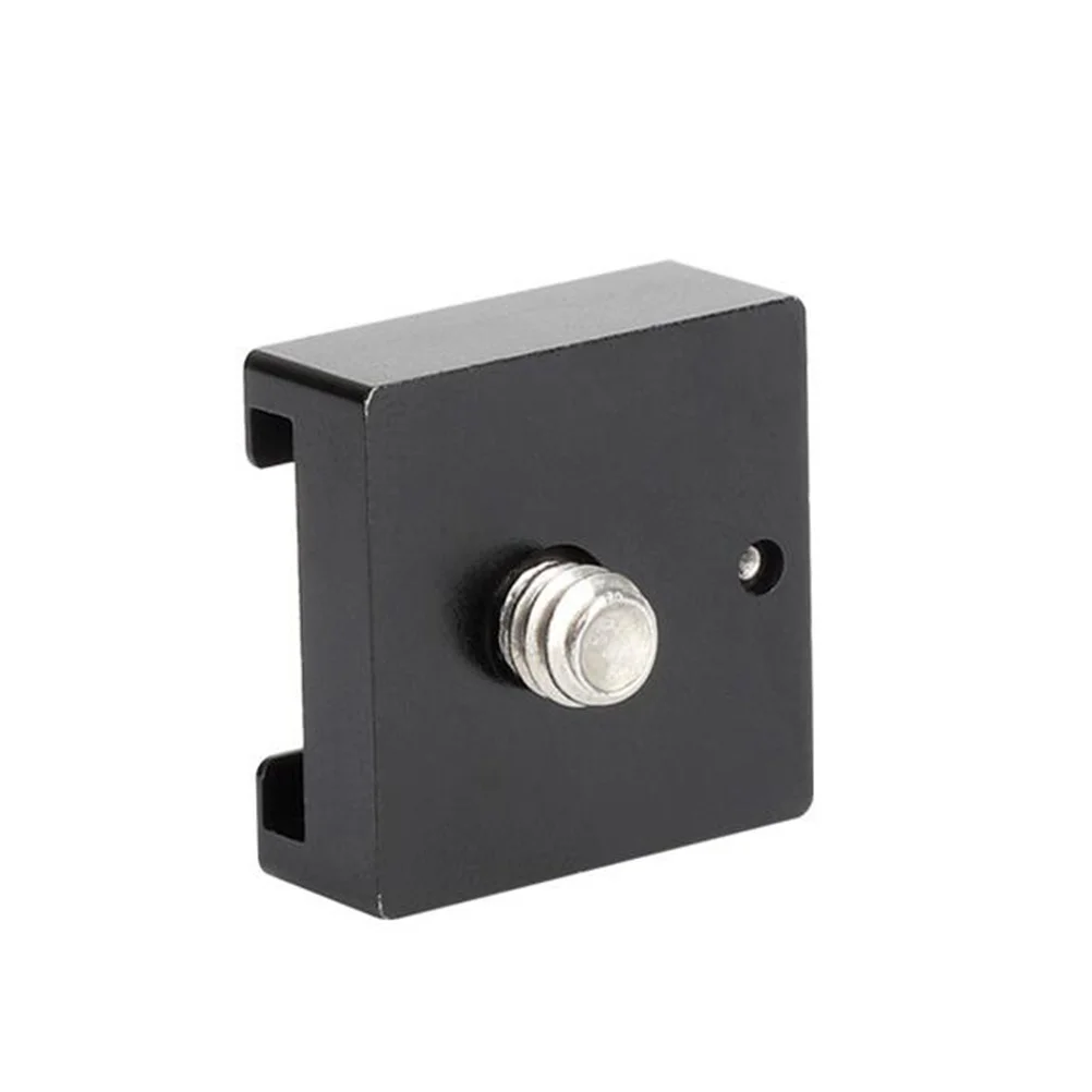 

2Pcs Metal Cold Shoe Flash Mount Adapter Adjustable Locking Quick Release Compatible with Camera Tripod Light Rig