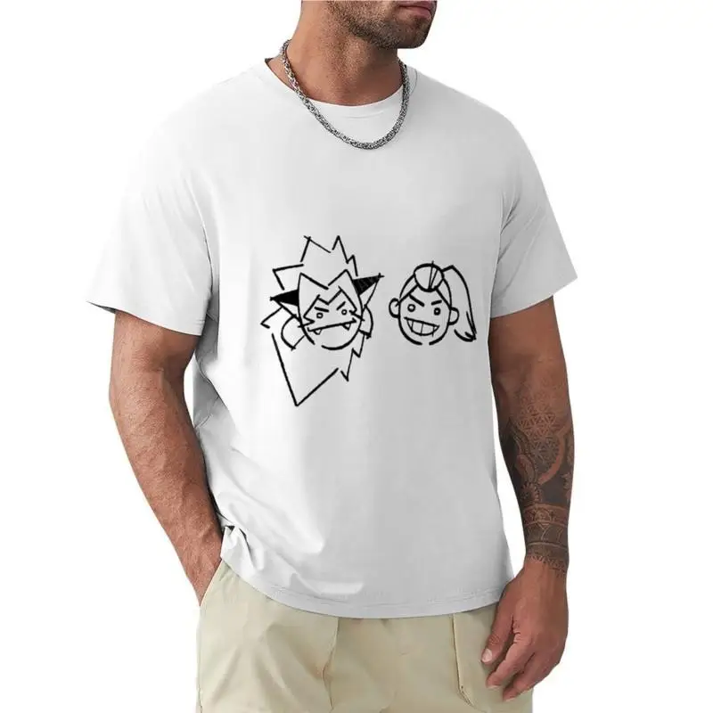 Catra and Adora drawings on the wall - she-ra and the princesses of power T-Shirt boys animal print shirt t shirt men