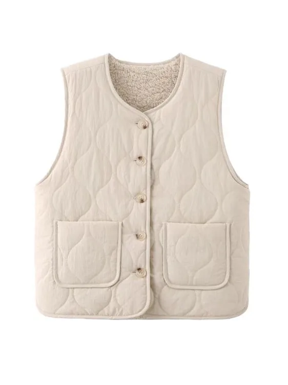 Herbst Winter Vintage Sli Warme Lamm Pelz Weste frauen High-End-Gefühl Doppelseitige Tragen Svel Jaet Oberbekleidung