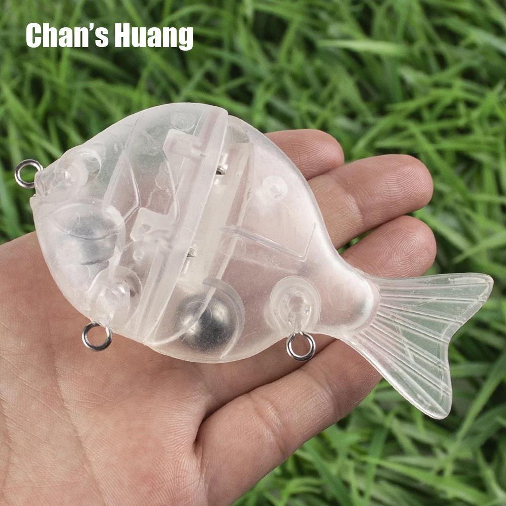

Chan's Huang 10PCS Unpainted Glide Bait 90MM 33G Sinking Multi Jointed Swimbait Sunfish Fishing Lures Slider Bait DIY Blanks