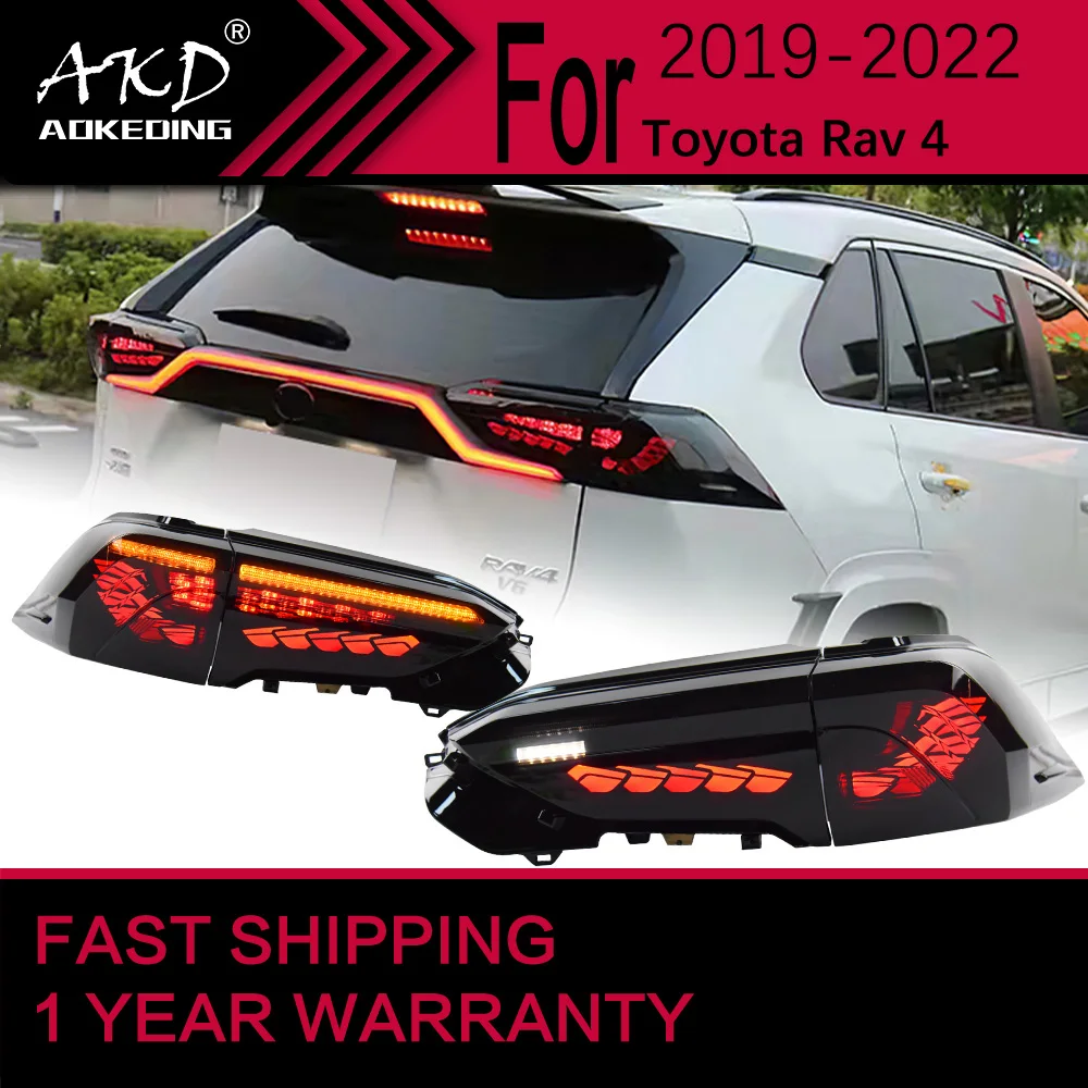 

Car Lights for Toyota Rav 4 LED Tail Light 2020-2022 RAV4 Rear Stop Lamp Brake Signal DRL Reverse Automotive Accessories