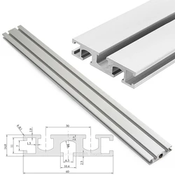 Aluminium Profile Fence 60 Type Miter Track T-track Backer Sliding Brackets T-Slot For Table Saw DIY Woodworking Workbench