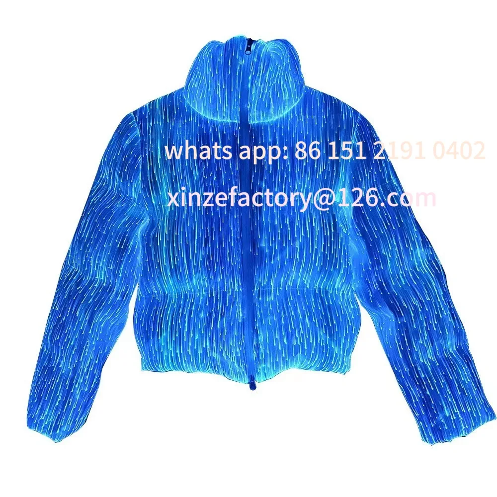 Customizable Ultra Flexible LED Fabric Down Jacket cloth