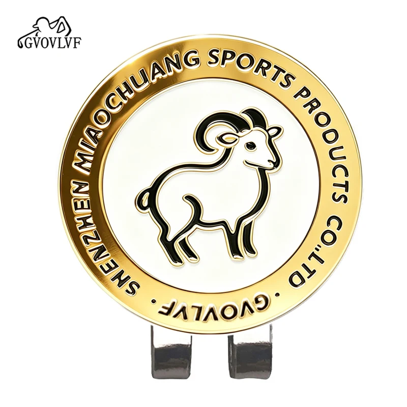 Golf Hat Clip Sheep Pattern+Magnetic Clip Ball Position Marker Golf Accessories Position Marker Golf Player Gift