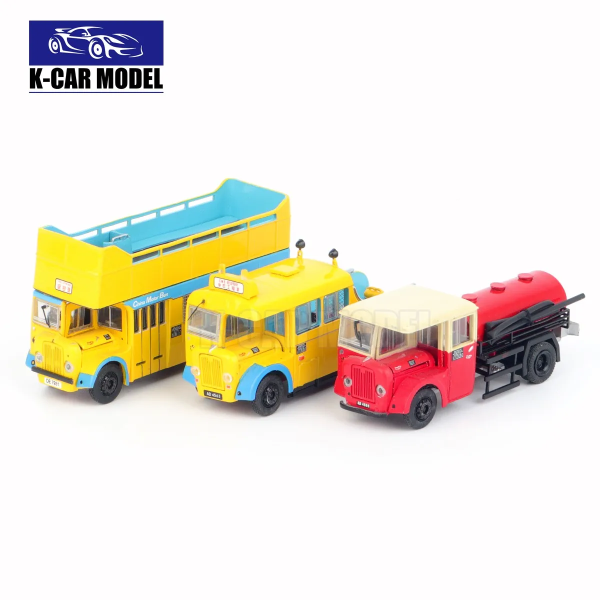 1/76 China Motor Bus HONGKONG CMB Guy Arab Construction Truck Trailer Water Carrier Tree Cutting Car Diecast Model