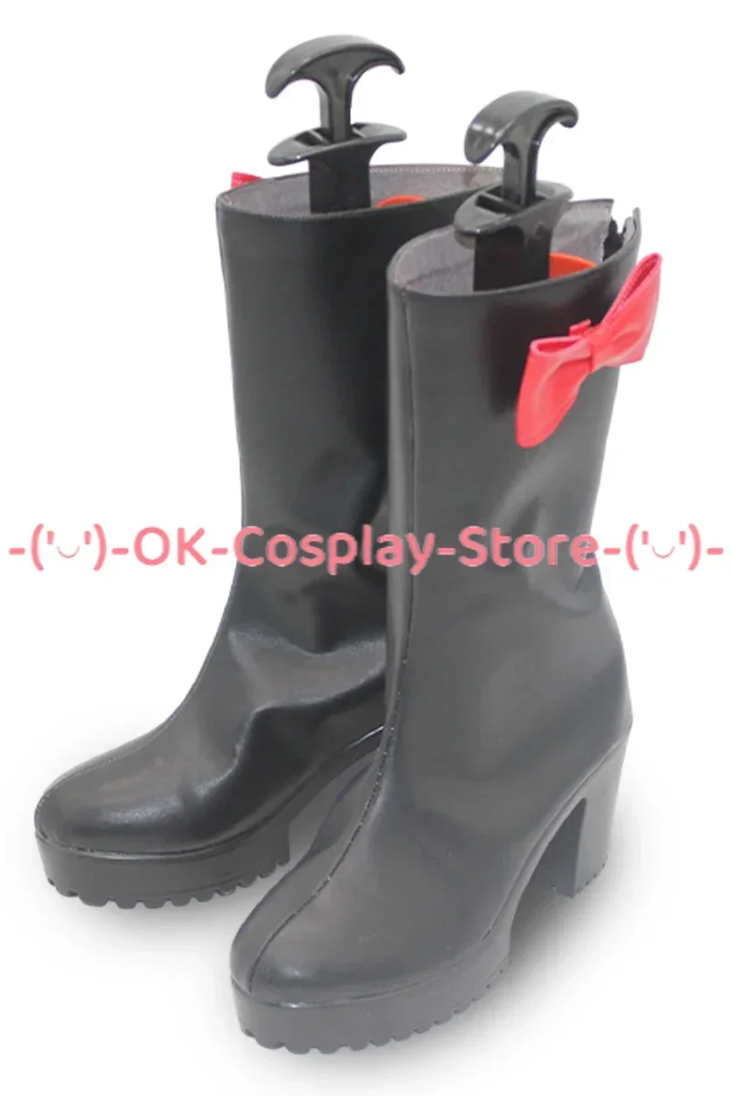 [สั่งทำพิเศษ] รองเท้าคอสเพลย์โฮชิโนะ ไอ อนิเมะ โอชิ โนะ โค อุปกรณ์ประกอบฉากสำหรับการแสดงบทบาทสมมติ งานฮาโลวีน งานคาร์นิวัล งานปาร์ตี้วันหยุด รองเท้าบูทหนัง PU สำหรับทุกเพศ