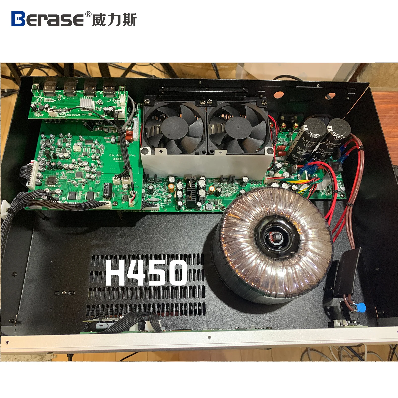 3‑In‑1 Home Karaoke Power Amplifier Built‑in Audio Effect & Microphone High‑End Stereo Audio Equipment For Family Party