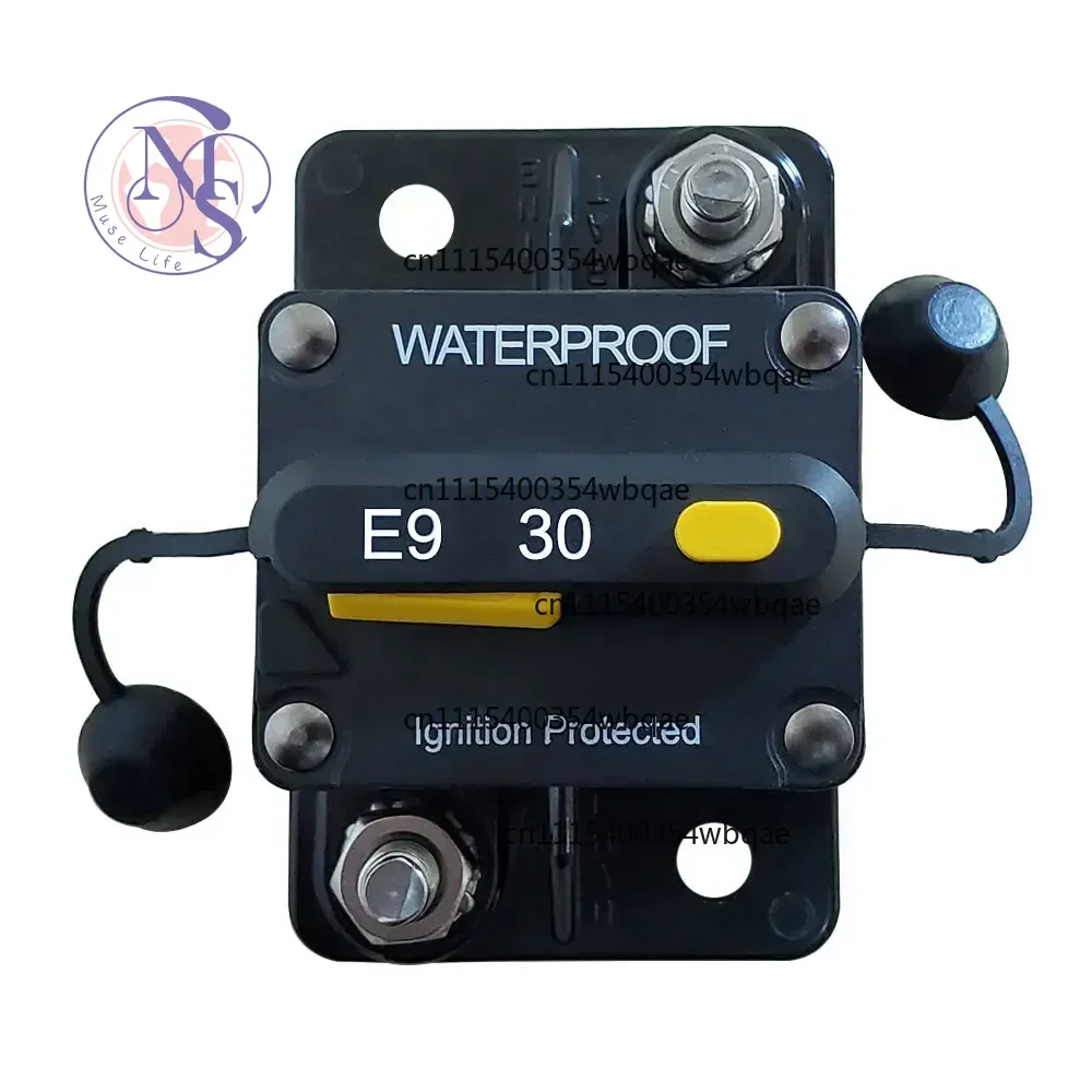 ZOCI-FOR-Marine Vehicle Manual Reset Circuit Breaker IP67 Waterproof Overload Protector with 3/8 Stud