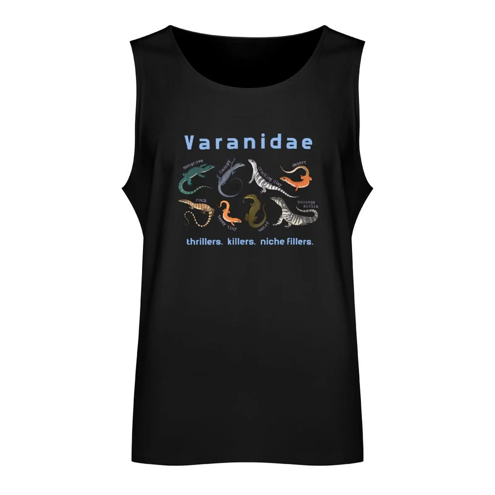 Varanidae Tank Top man sexy?costume Men's clothing brands bodybuilding t shirt