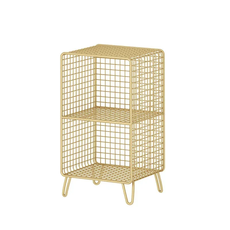 

Iron Ins Floor Grid Storage Shelf Living Room Cabinets Bedroom Corner Window Iron Shelf Simple Bookcase Sideboard Muebles Table