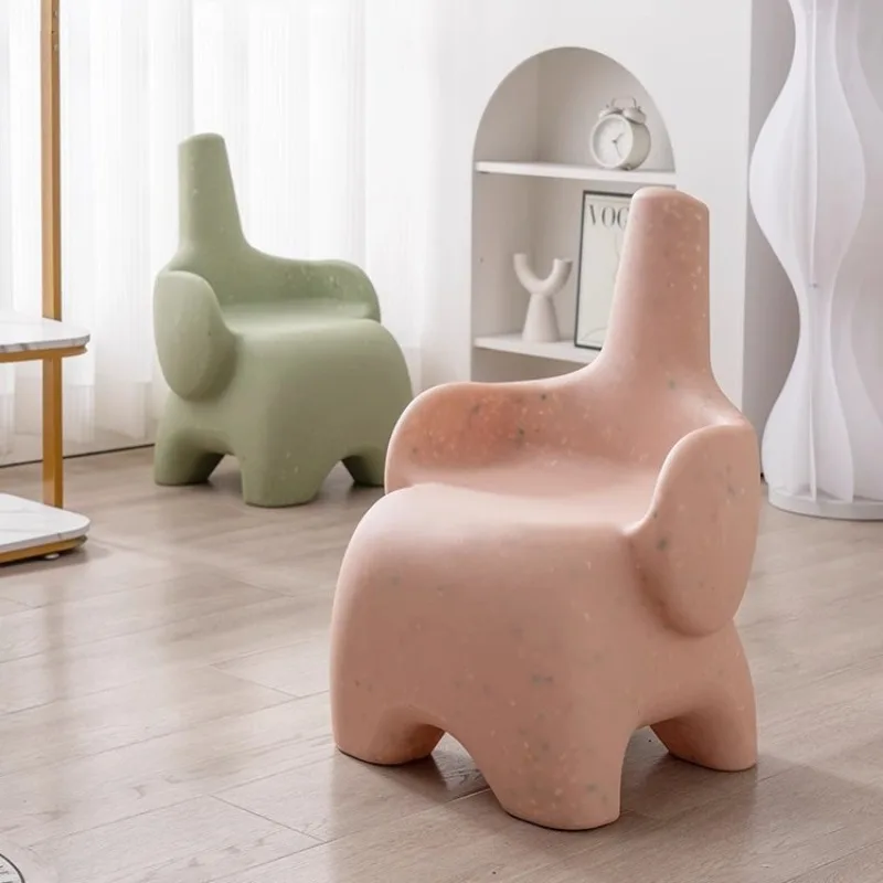 Simple and creative cute baby elephant children's stool household living room bedroom baby low stool