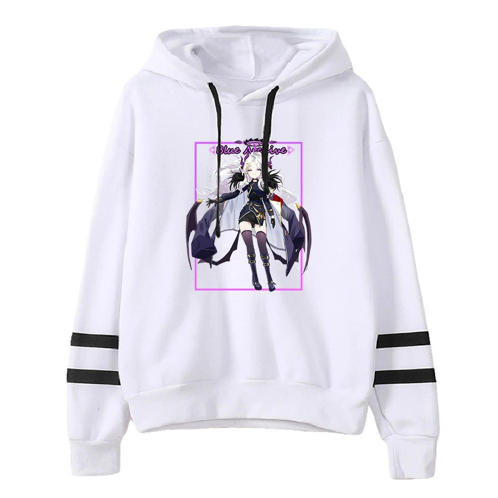 Hoodie de manga comprida unissex azul, tops casuais de streetwear, moletom com capuz feminino e masculino