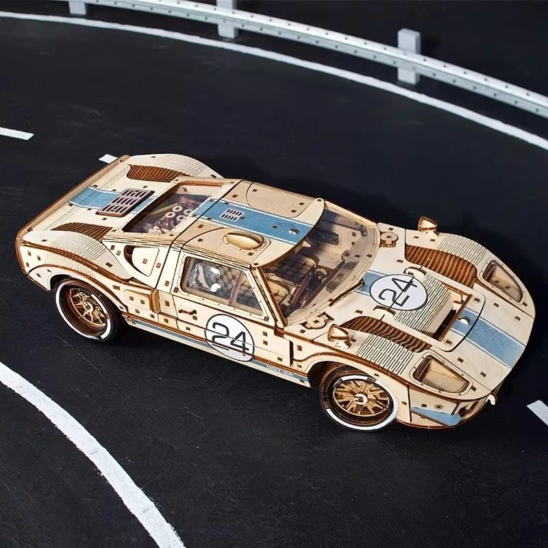 Racing model flagship version building block ornament