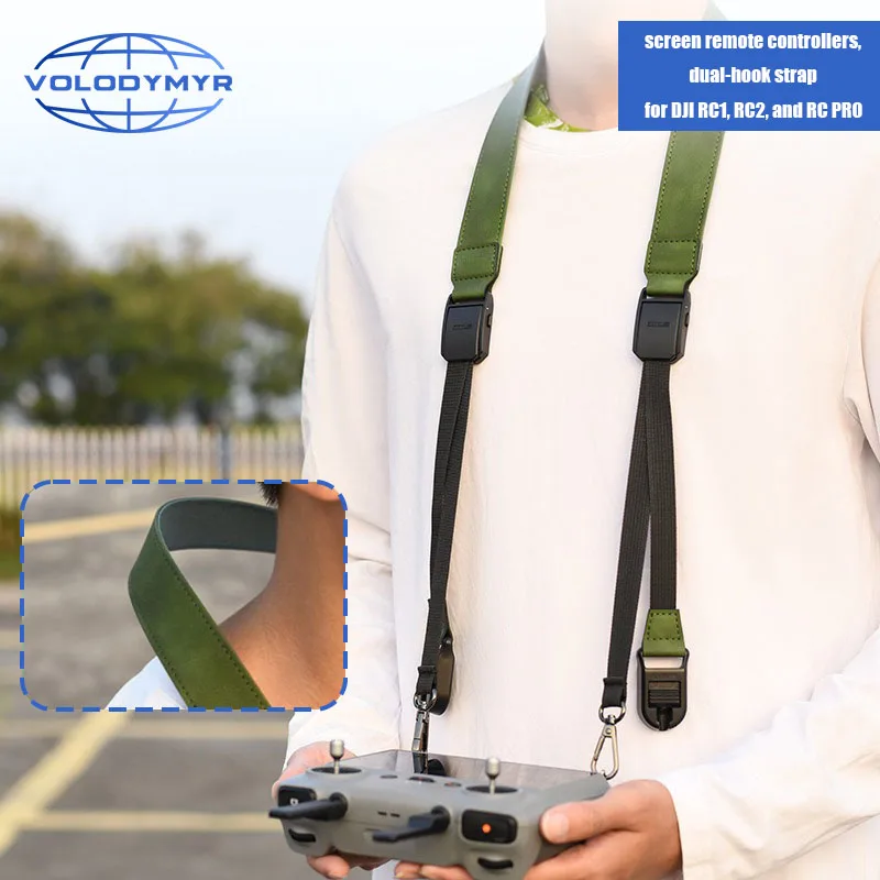 

VOLODYMYR for DJI RC/RC 2/RC Pro Drone Remote Control Lanyard Double-ended Strap for DJI Flip/Neo/Air 3S/Mini 4 Pro/Mavic 3 Pro