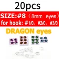 20 piezas de dragón tamaño 8