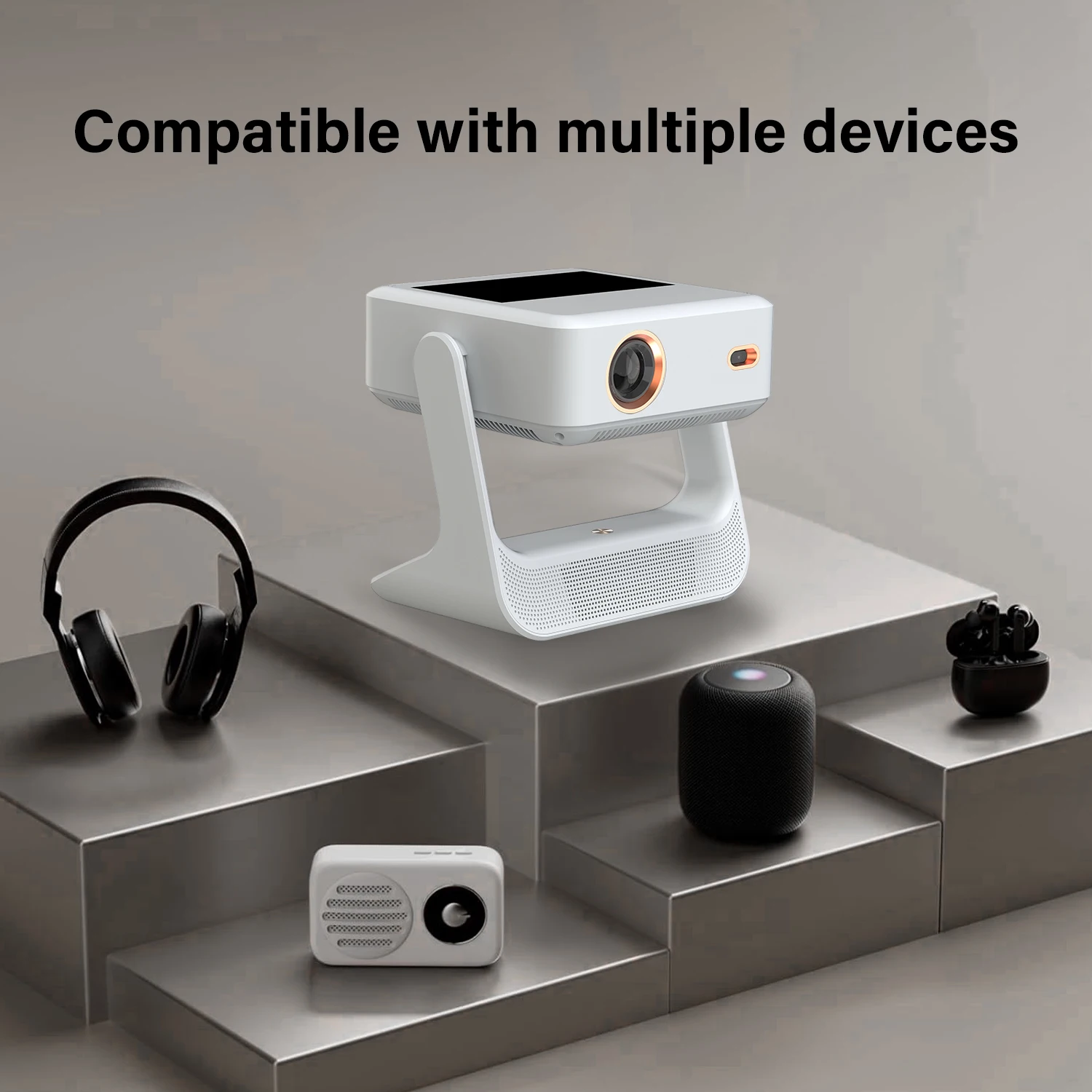 projector 4k A2pro Portable 4K Projector - Dual Screen, Android Touch, Home Cinema, Gaming & Karaoke