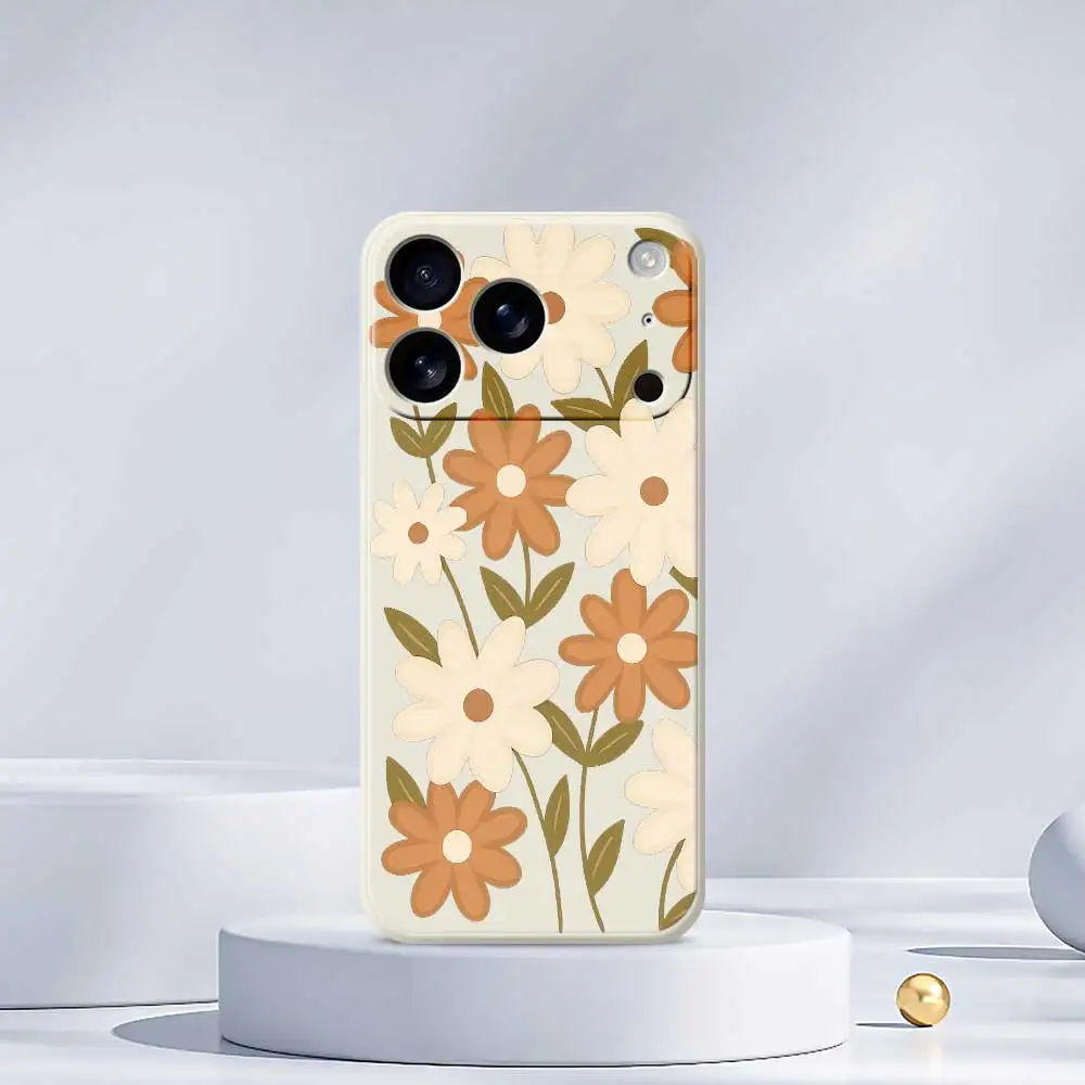 Little Daisy Phone Case For iPhone 17 Pro Max 17 Air 16 15 14 13 12 11 Pro Max XS Max 7 8 Plus 16e 16 15 Plus TPU Cover Coque