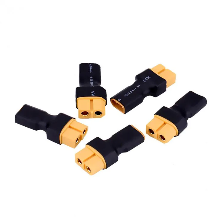 10 PCSAmass XT60 إلى XT30 ذكر موصل سالب محول الطاقة محول التوصيل ل RC الطائرة بدون طيار كوادكوبتر يبو البطارية