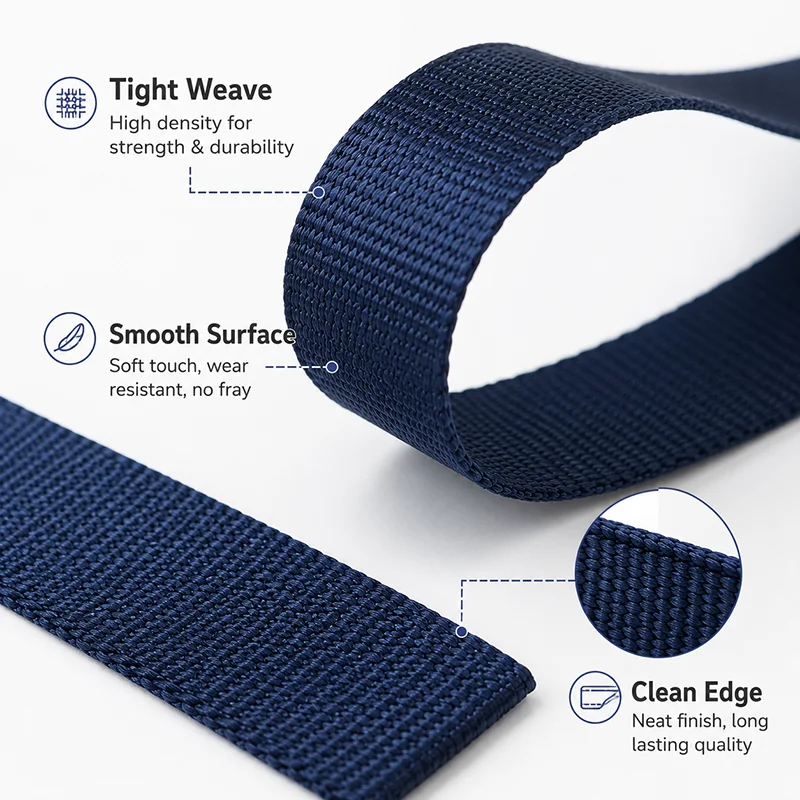 45Meters 10mm Multicolor Nylon Webbing Ribbon Strap for Pet Collar Leash Harness Dog Safety Tape Handmade Binding Material Trim