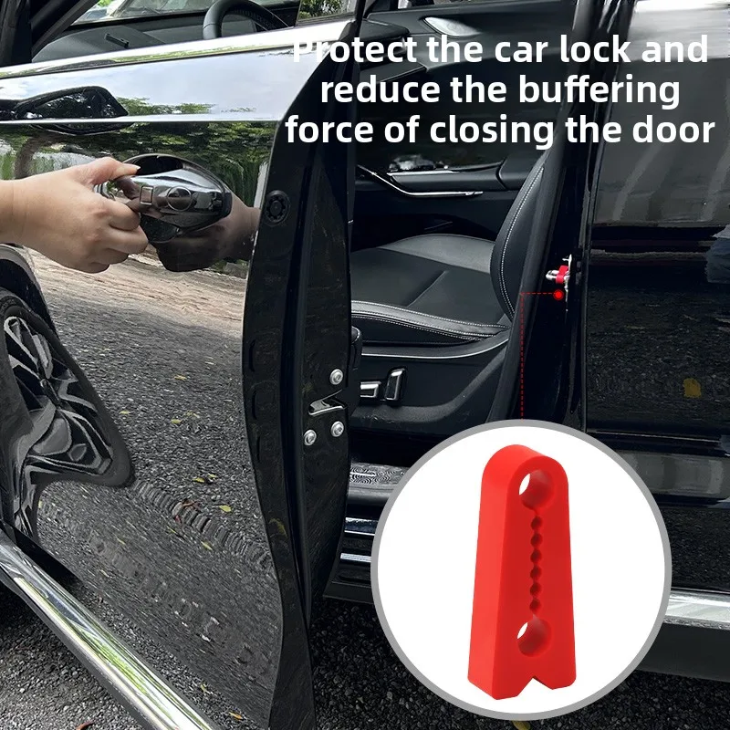 

Car Door Lock Silicone Protective cover For Car Door Lock Shock Absorber Pad Thickened Anti-Collision Pad Soundproofing Seal Mat