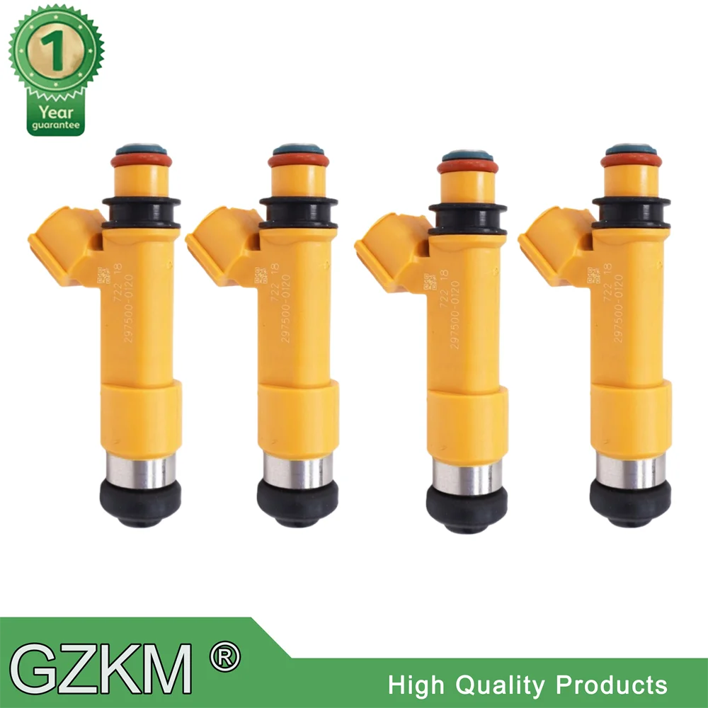 GZKM 4Pcs 15710-86G00 297500-0120 Fuel Injector for Suzuki Ignis 00~06 Jimny 01~15 Liana 01~07