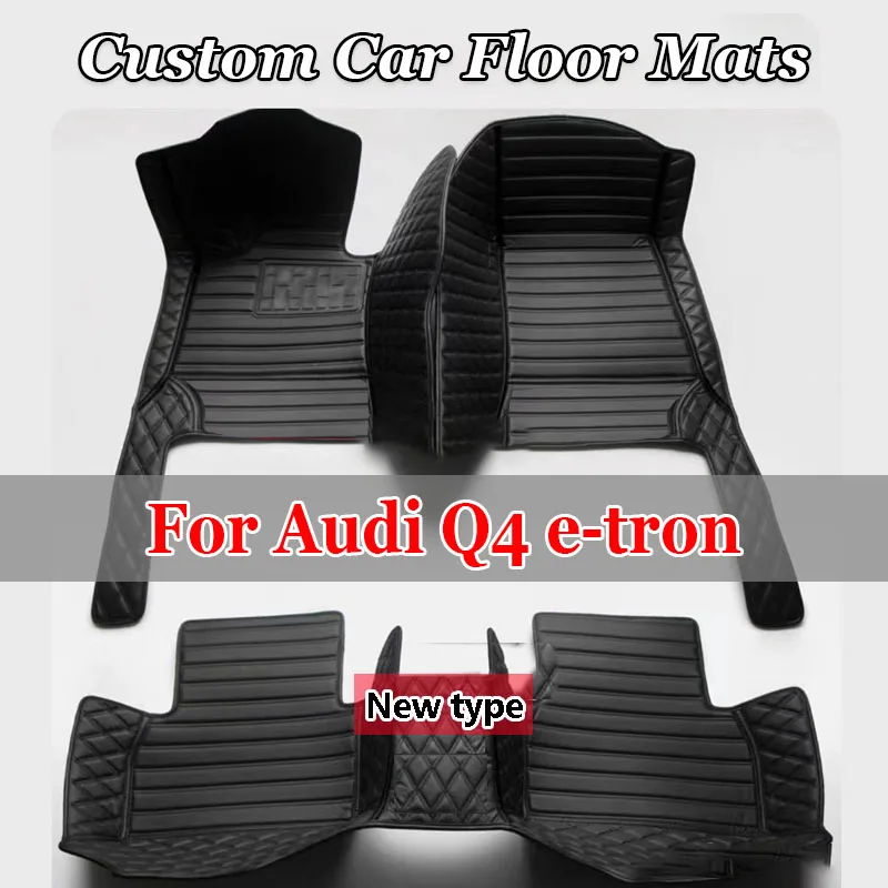 

Custom 3D Full Coverage Car Floor Mats for Audi Q4 e-tron 2022 2023 Q5 e-tron Q5 Sportback Interior Accessories Carpet