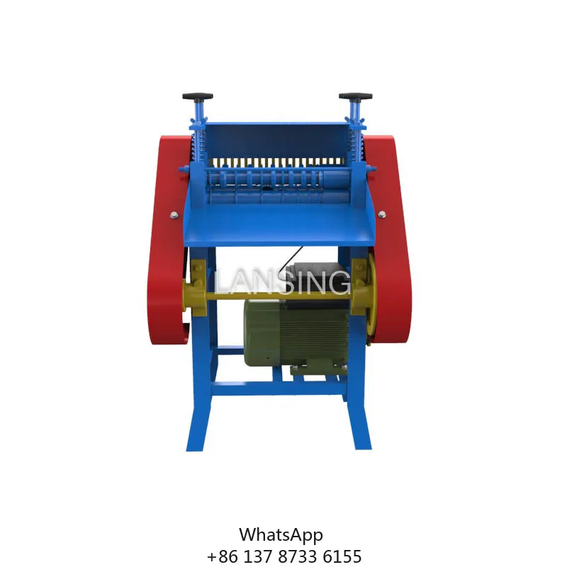 Lansing Home Using Copper Wire Crusher Scrap Copper Wire Skin Plastic Remove Machine Copper Cable Wire Peeler Machine Stripper