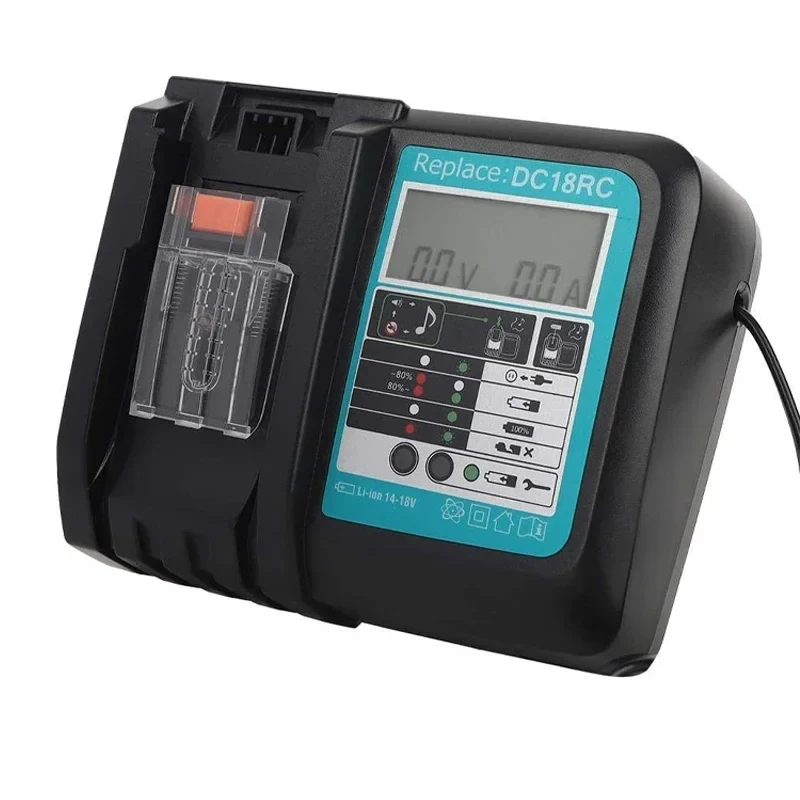 

Battery Charger Rechargeable Battery 18V Lithium Ion for Makita 18v Battery BL1840 BL1850 BL1810 BL1860 BL1815 BL1415 BL1460