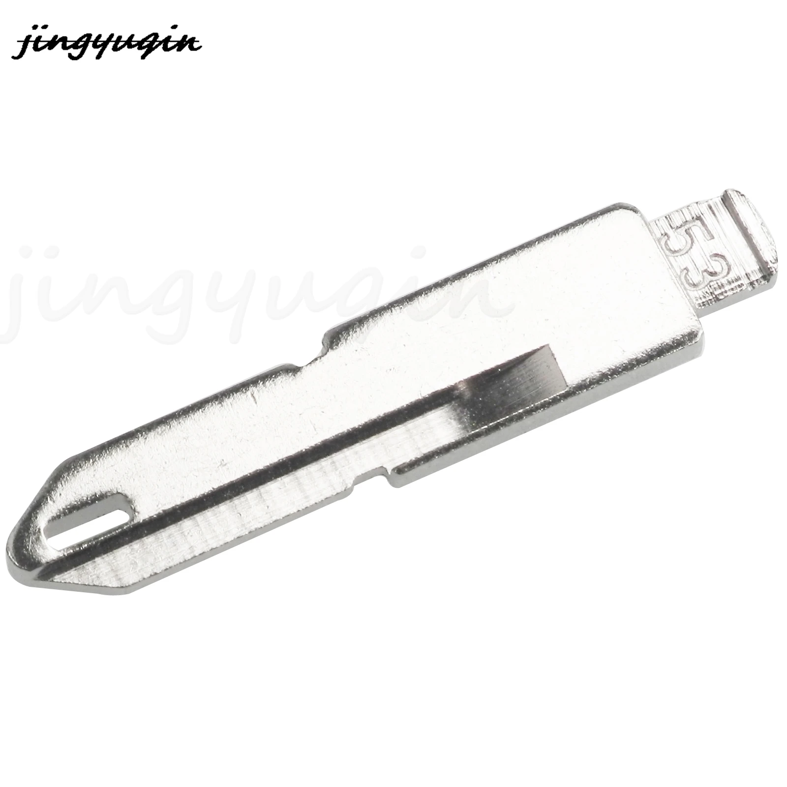 

jingyuqin 10pcs NE72 / NE73 Car Key Blank For Peugeot 206 306 405 For Citroen KD blade #53 Folding Flip Uncut Key Blade Fob