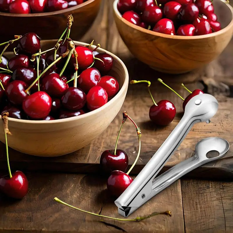 Household Enucleator Tools Stainless Steel Stoner Tool Multifunction Household Hand-Pressing Remover For Jujube Fruit Cherry