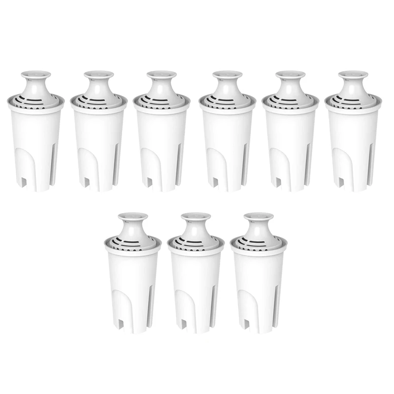 Standard Water Filter Compatible for Brita Pitchers, Dispensers, Premium Pitcher Replacement Filters 9Pcs