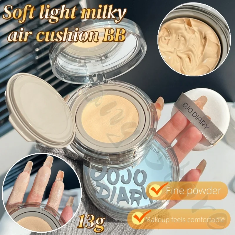 

Jiujiu Diary Soft Milky Air Cushion BB Cream Long-lasting Matte Refreshing Moisturizing Improves Dullness and Brightens Skin