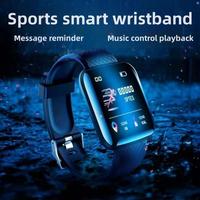 Smart Watch Sport Fitness Bracelet Control Music Message Display Pedometer Bluetooth Connect Smartwatch 116 Alarm Clock Weather
