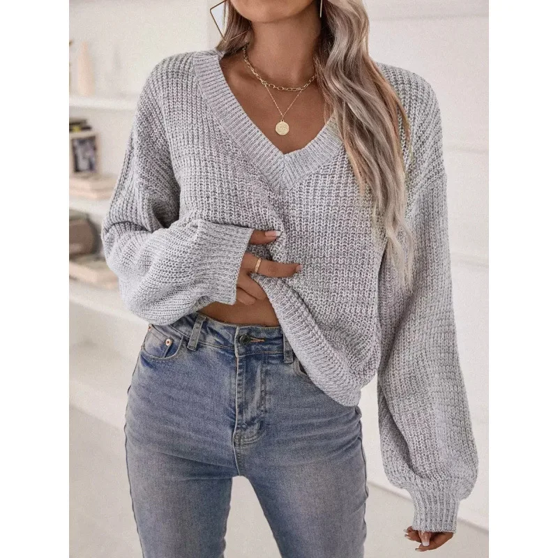 

Women's Hollow Knitwear Sweater Laceout Knitted Top Spring 2026 Fashion Ladies Premium Clothing Yarn Material Other Details