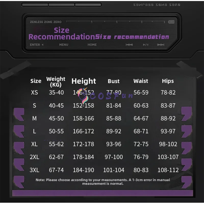 Zenless Zone Zero Yidhari Accessori per costumi cosplay Prop Tail Uniforme Gioco anime per donne Gioco di ruolo Outfit COSFun