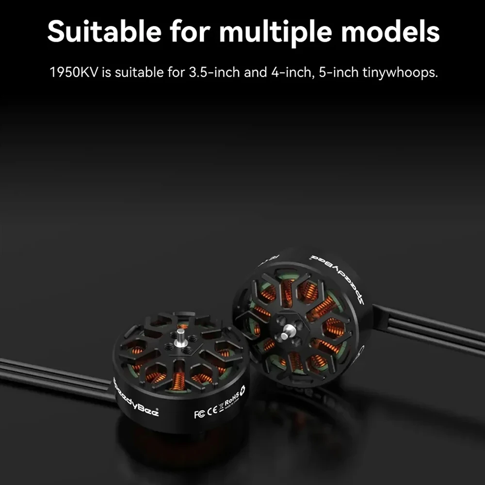 SpeedyBee 2006 1950KV Brushless Motor For RC FPV Bee35 Drone 3.5inch/4inch/5inch Tinywhoop Freestyle Racing Cinewhoop
