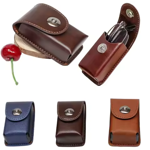 Eyewear Protector Folding Reading Glasses Box Protective Cover Eye Wear Accessories Foldable Presbyopia Box PU Portable