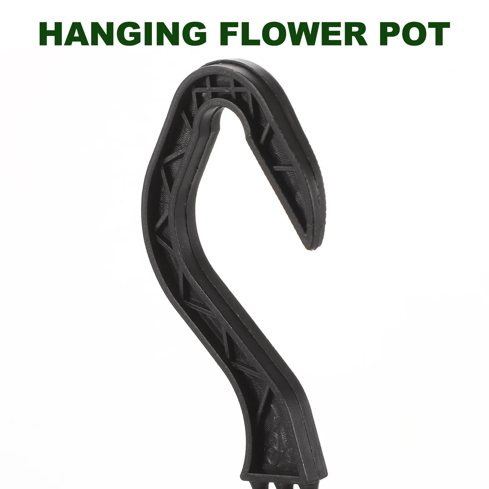 

4Sets Orchid Hanging Flower Basket Breathable Plastic Planter Pots Decorative for Indoor Balcony Office Living Room