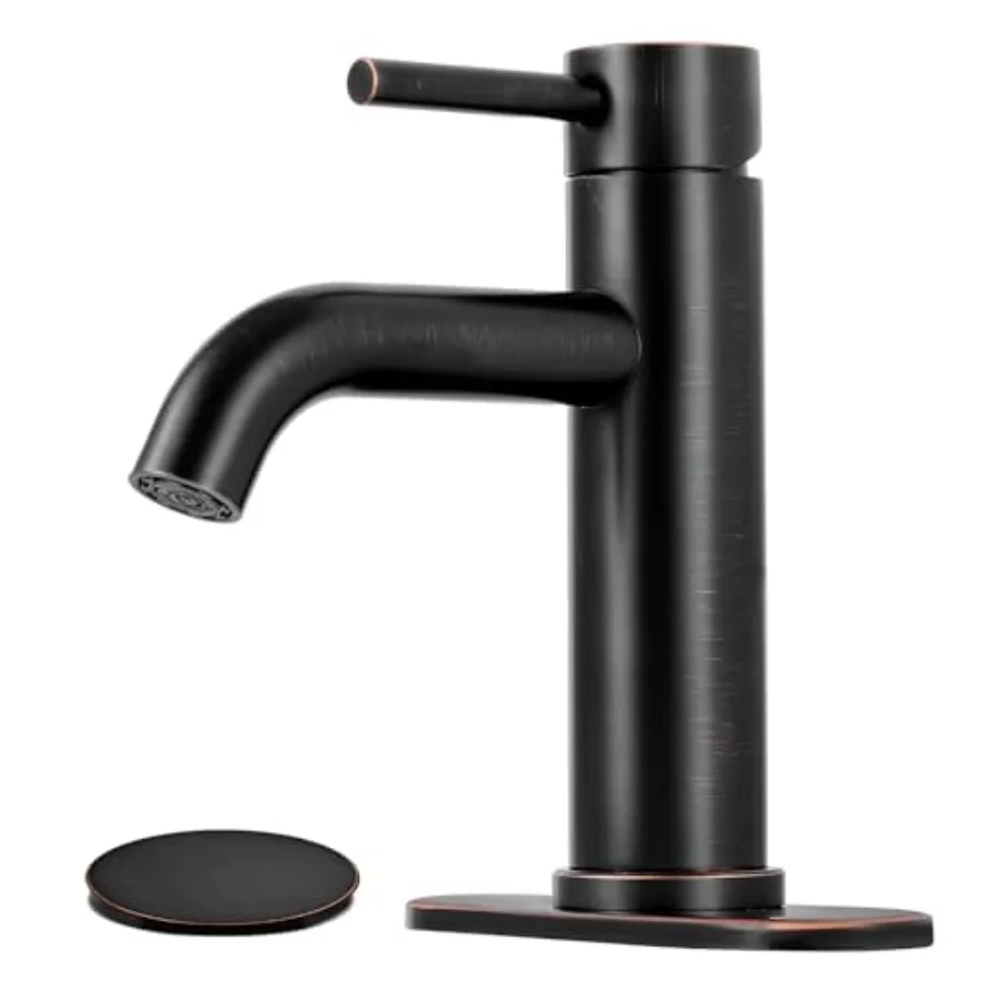 

Bathroom Faucets Bathroom Sink Faucet Modern Single Handle Bathroom Faucet for 1 or 3 Hole Mxier Tap Washbasin Faucet with Deck