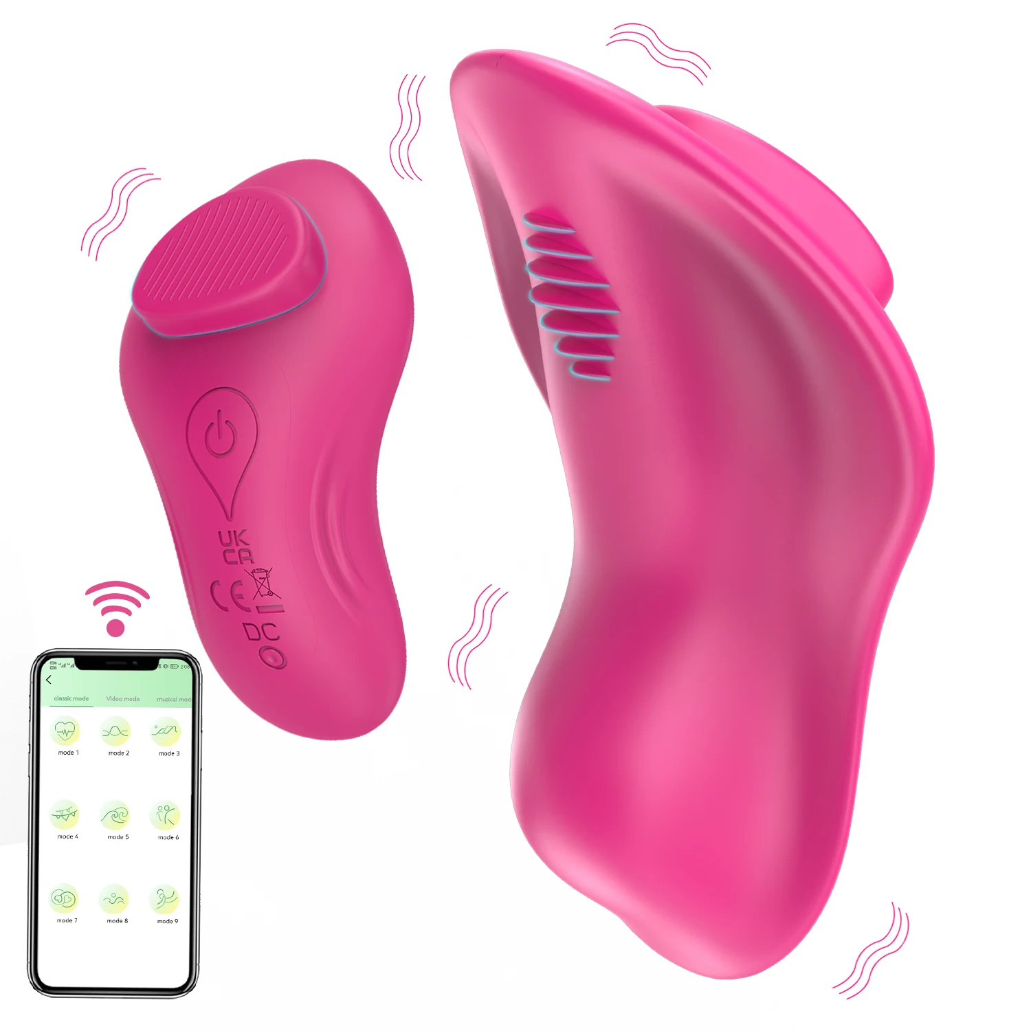 Appgesteuerter Tragbarer Klitorisvibrator Für Damen Diskret_voghion.com