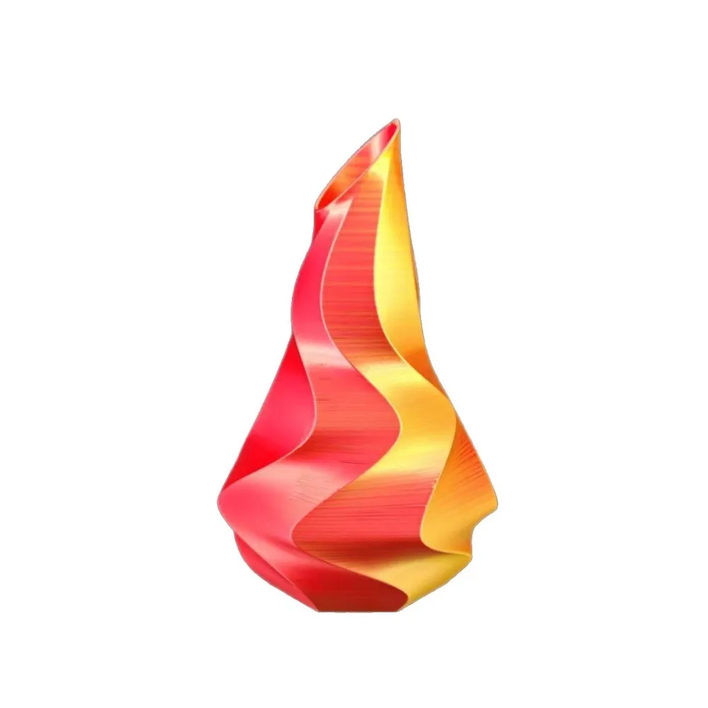 PLA 3D Printed Flower Vases Twisted Flower Arrangement Tabletop Vase Ins Minimalist Decorative Vase Home Desktop Decorations